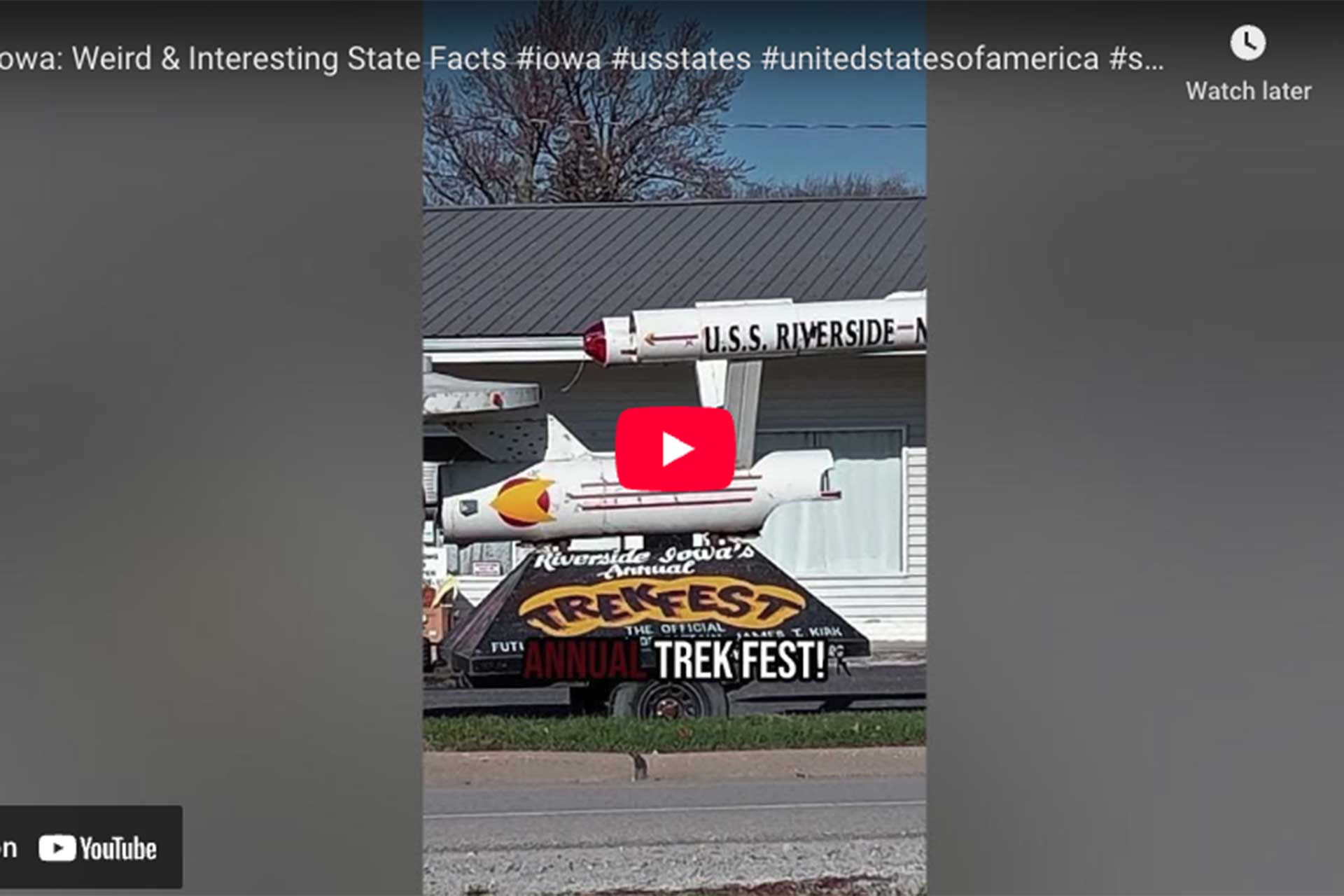 [VIDEO] Iowa: Weird & Interesting State Facts